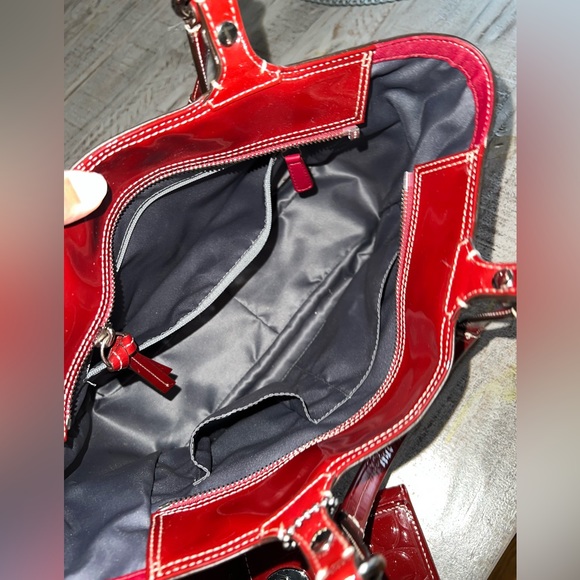 Ruby red Vintage purse and wallet - Picture 4 of 7